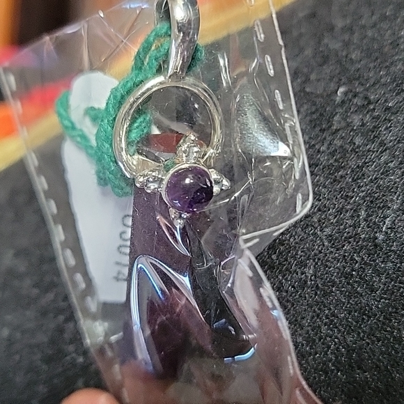 New Sterling Silver Amethyst Crystal - Picture 2 of 3